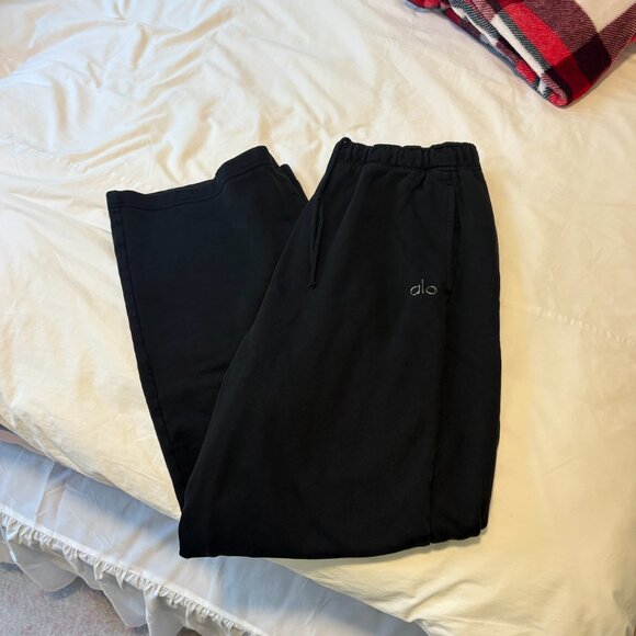 Black Accolade Straight Leg Sweatpant - Picture 2 of 6